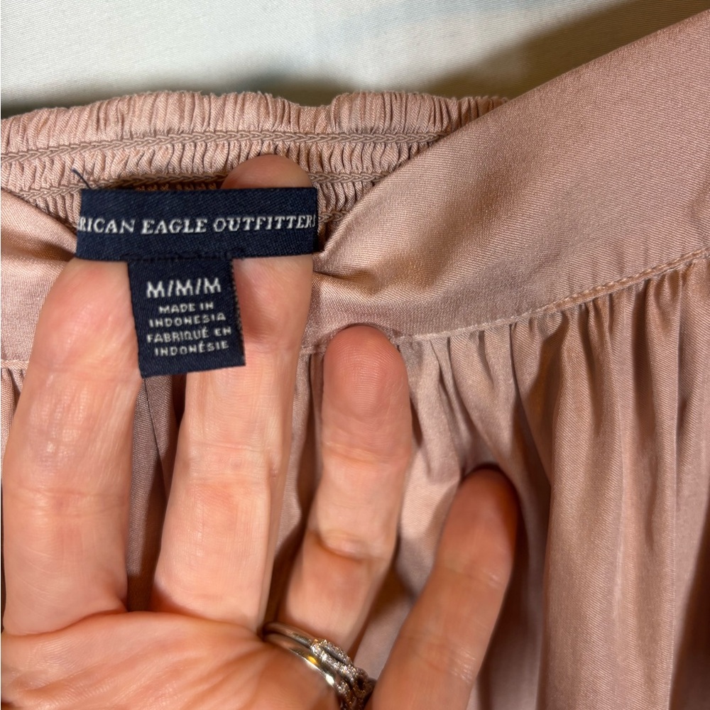 American Eagle Outfitters Dusty Rose Maxi Skirt - Picture 5 of 6